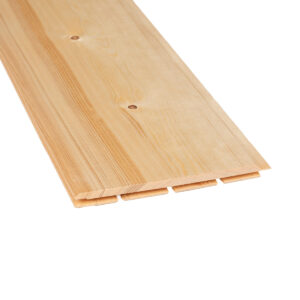 Lambris sapin blanc raboté profil grain d'orge 12x135x4200mm