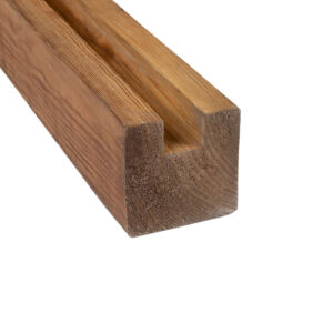 Poteaux de départ de clôture cl4 marron 90x90x2400mm (27mm)