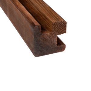 POTEAU D'ANGLE DE CLOTURE CL4 MARRON