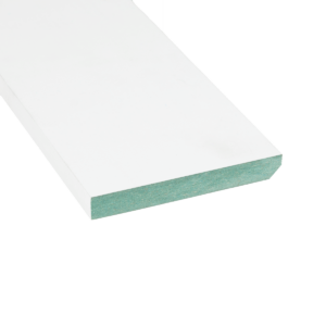Plinthe hydro prépeinte blanche 12x100x2440mm (12.20ml)