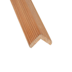 Baguette d'angle douglas 45x45x3000mm cl2 incolore