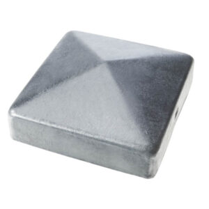 Chapeau de poteau acier galva 91x91mm