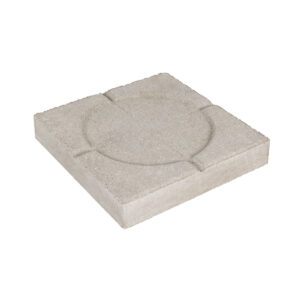 Dalle béton 50x280x280mm pour plot pvc