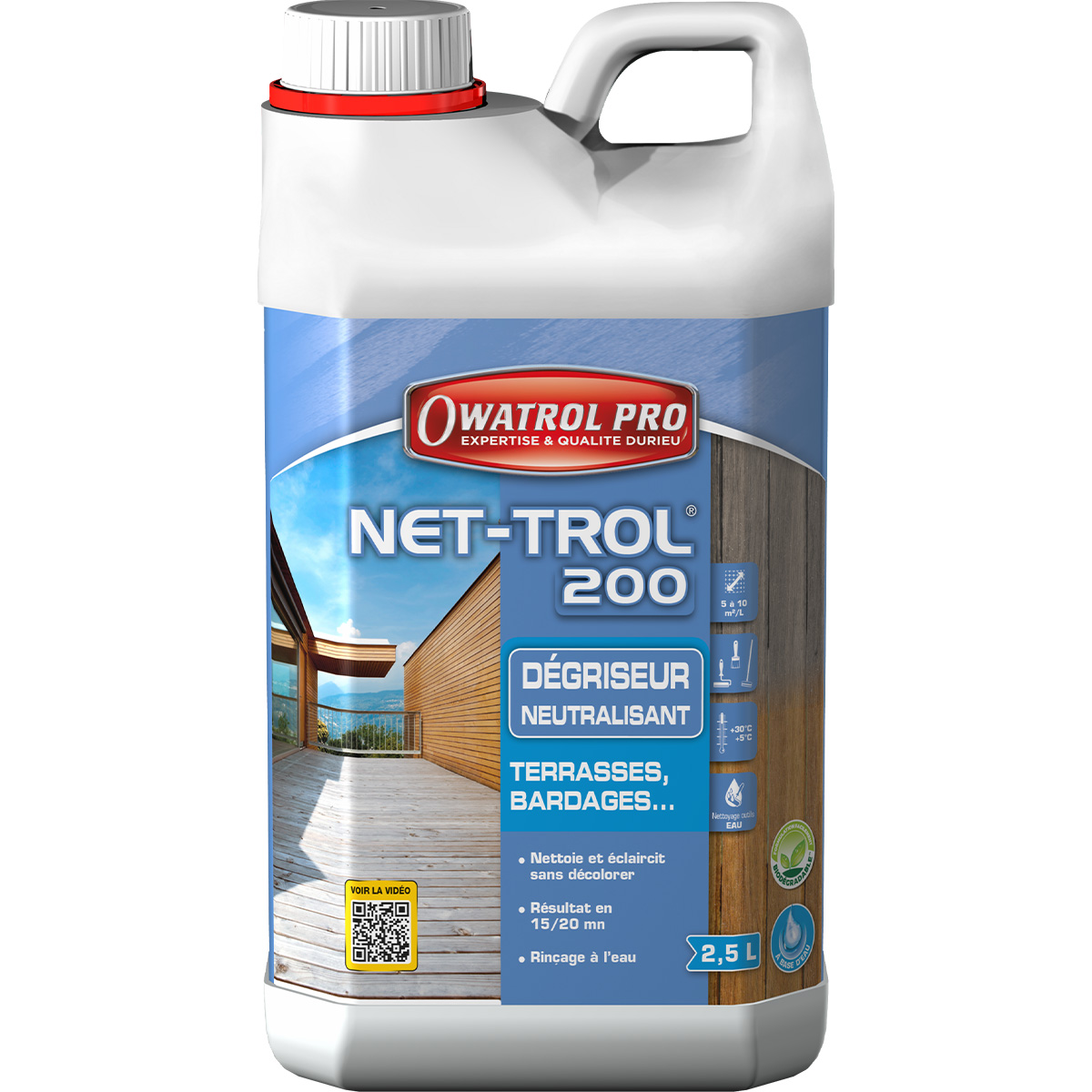 Dégriseur tous bois 2.5l