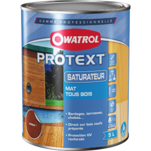 Saturateur mat phase aqueuse teinte padouk 5l