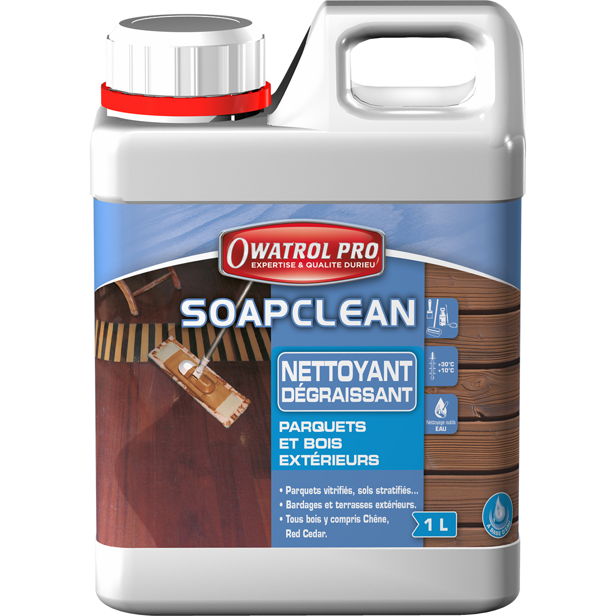Nettoyant dégraissant tous bois 1l