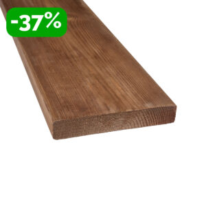 Lames de terrasse pin cl 4 marron 2fl 36x195x3000mm