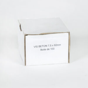 Vis béton 7.5x92 boite de 100