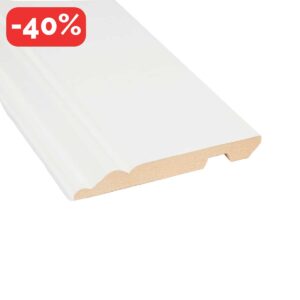 Plinthe victorienne filmée blanc 14x133x2250mm (13.50ml)