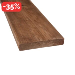 Lames de terrasse pin cl 4 marron 2fl 36x195x4200mm