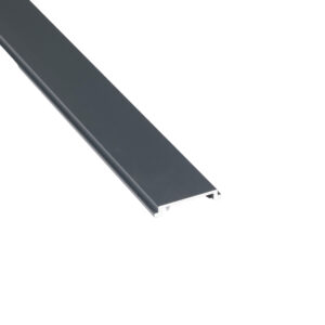 Glissière alu 27 gris texturé 1.5x32x2000mm