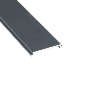 Glissière alu 34 gris texturé 1.5x39x2000mm