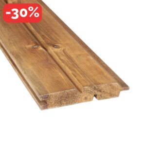 Lame inter de clôture faux clairevoie cl.4 marron 27x145x2000mm